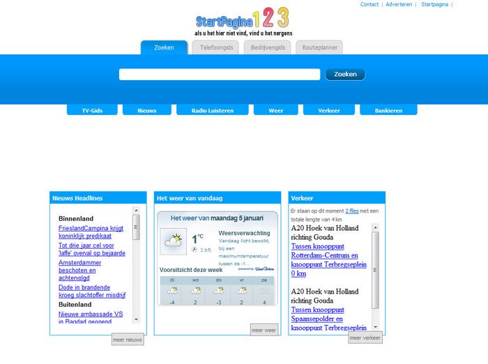 startpagina123